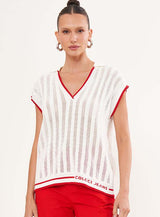 Oversize Knit Vest Colcci