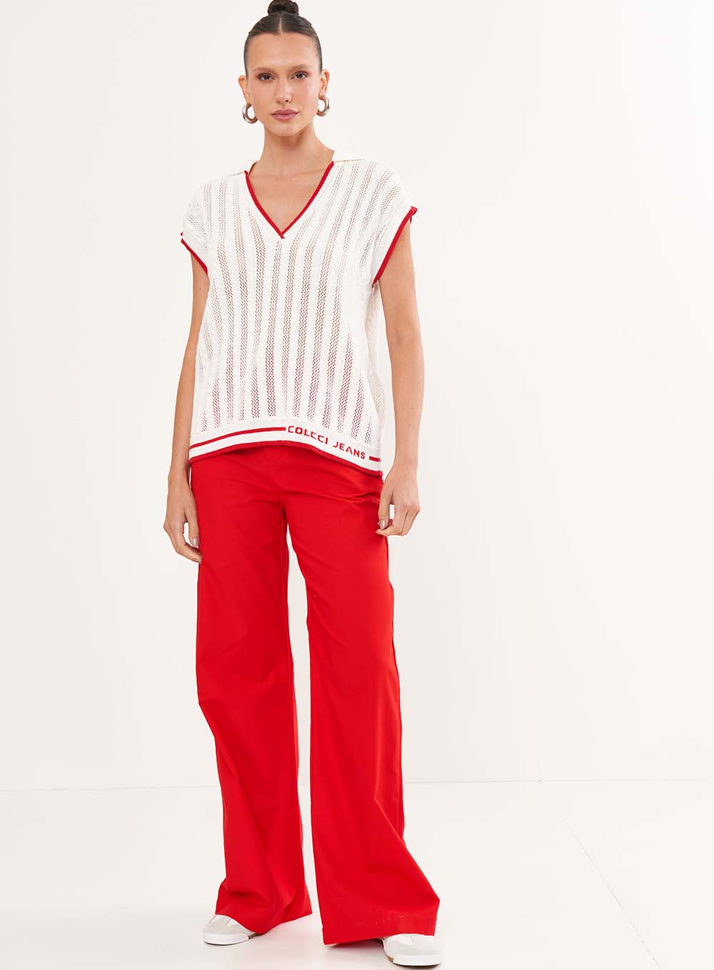 Oversize Knit Vest Colcci