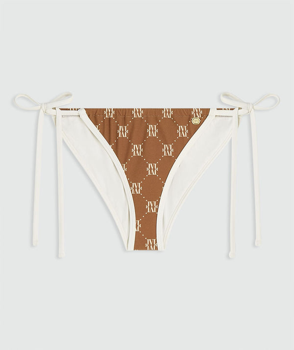 Harlow Mid-Rise Bikini Bottoms - Brown ecru JOSH V