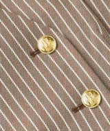 Jorja Cropped Waistcoat with Stripes - Burgundy Stripe JOSH V