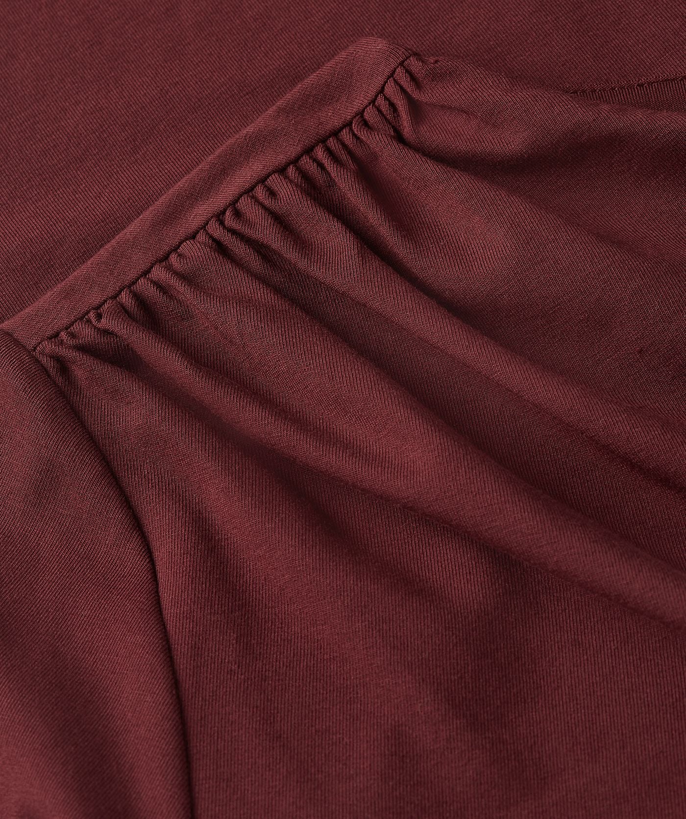 Lenie Slim Fit Top - Burgundy JOSH V