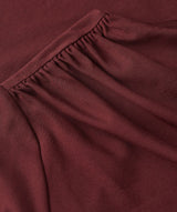 Lenie Slim Fit Top - Burgundy JOSH V