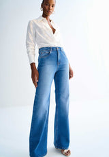 Calça de ganga wide leg Lez a Lez