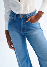Calça de ganga wide leg Lez a Lez