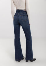 High-Waisted Flare Jeans with Contour Technology Lez a Lez