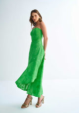 Vestido midi bordado Lez a Lez