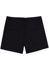 Mid-Rise Tweed Shorts with Front Pockets LEZ A LEZ