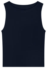 Fitted Strappy Top with Zipper and Metallic Detail LEZ A LEZ
