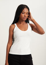 Basic Ribbed Knit Tank Top LEZ A LEZ