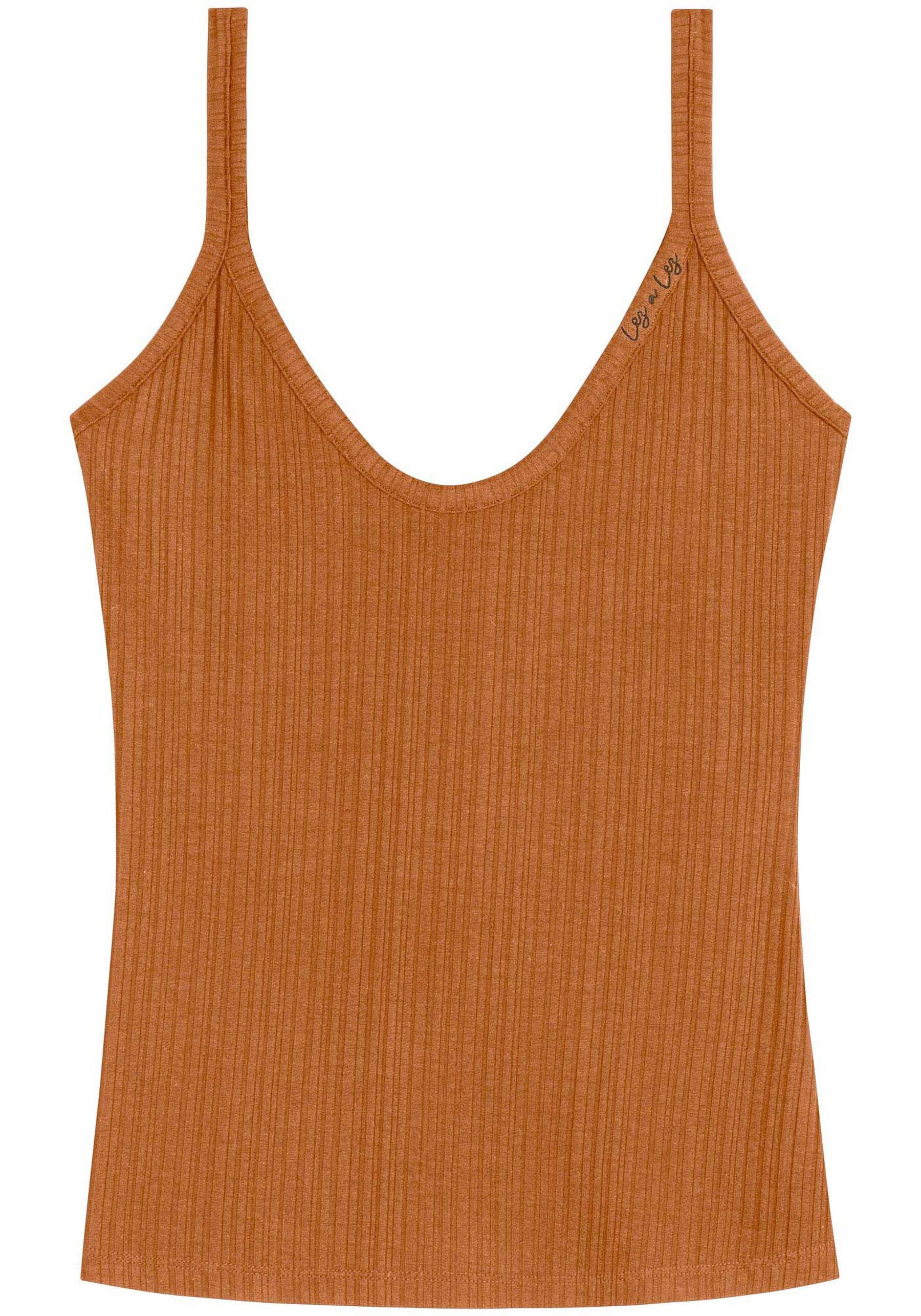 Basic Ribbed Knit Tank Top LEZ A LEZ