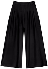 High-Waisted Viscose Wide-Leg Trousers LEZ A LEZ