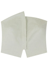 Asymmetrical Strapless Striped Waistcoat Lez a Lez