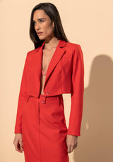 Tailored Cropped Blazer Lez a Lez