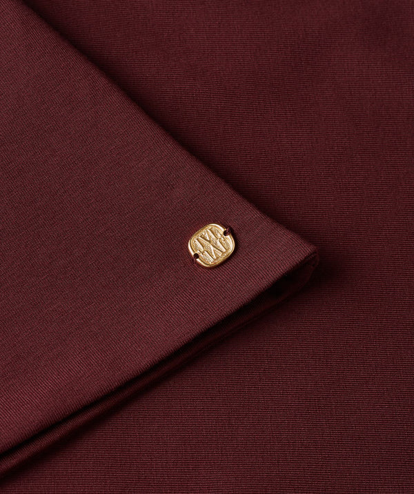 Percy Slim Fit Top - Burgundy JOSH V