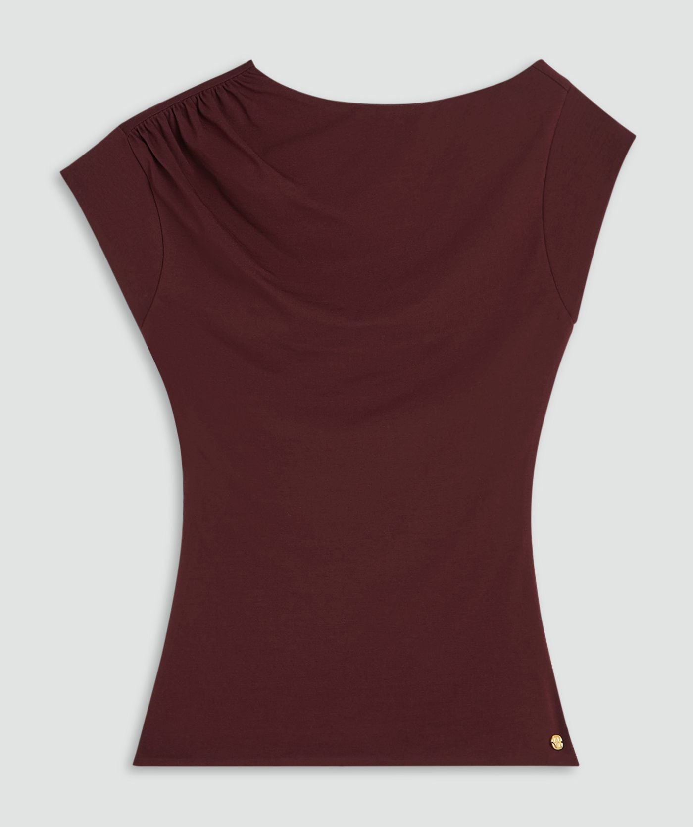 Percy Slim Fit Top - Burgundy JOSH V