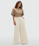 POPPY oversized bodysuit - khaki melange JOSH V