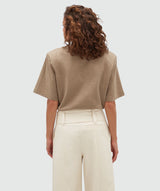 POPPY oversized bodysuit - khaki melange JOSH V