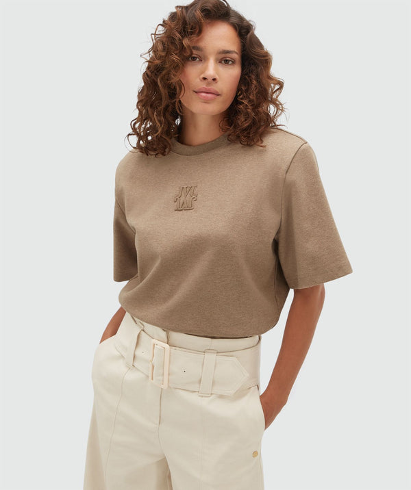 POPPY oversized bodysuit - khaki melange JOSH V