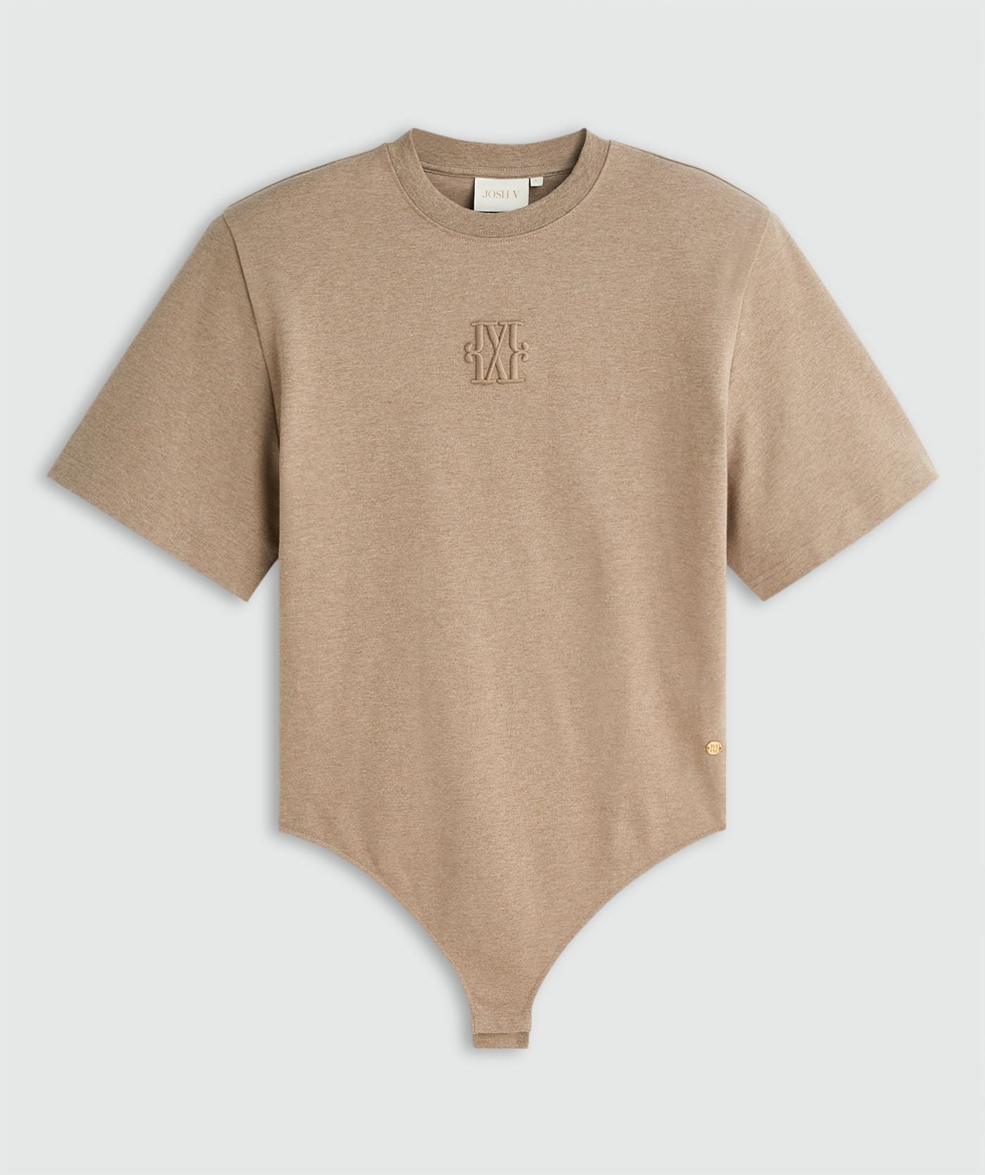 POPPY oversized bodysuit - khaki melange JOSH V