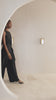 Sleeveless Wide-Leg Jumpsuit with Decorative Trim Lança Perfume