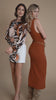Knit Maxi Dress with Side Slit Sahoco