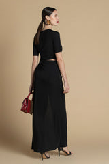 Vestido com recortes Sahoco