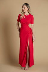 Vestido com recortes Sahoco