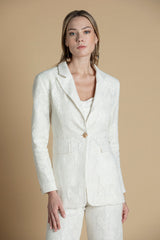 Blazer de renda Sahoco