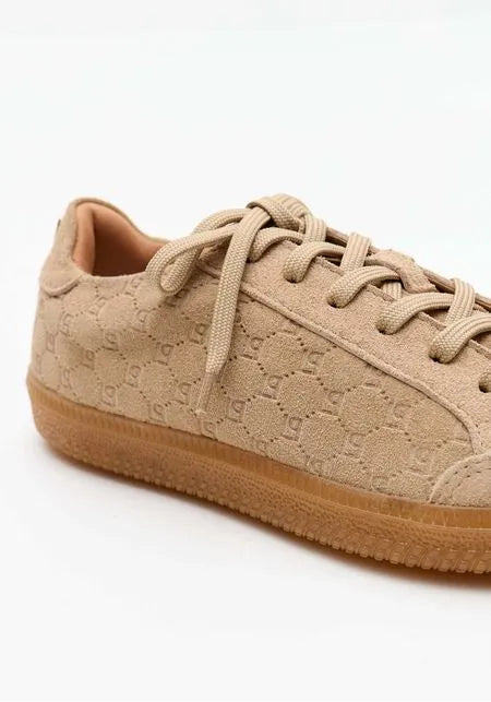 Leather Monogram Casual Sneakers Lança Perfume
