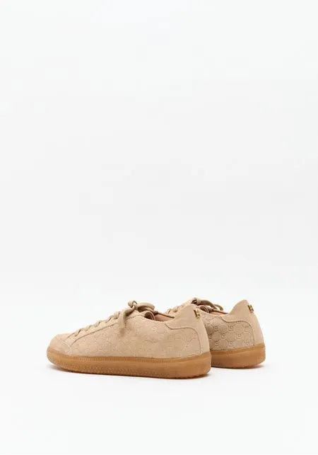 Leather Monogram Casual Sneakers Lança Perfume