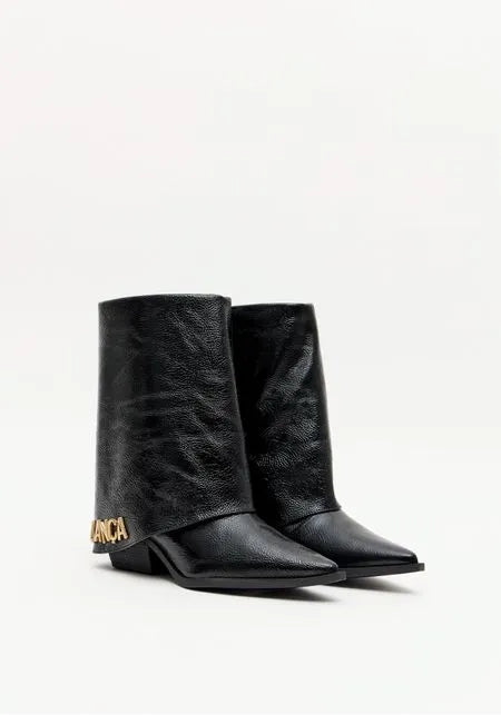 Fold Over Mid-Calf Boots Lança Perfume