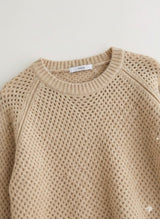 Long Sleeve Knit Top with Front Cut-Outs Sisus