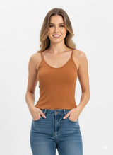 Basic Ribbed Knit Tank Top LEZ A LEZ