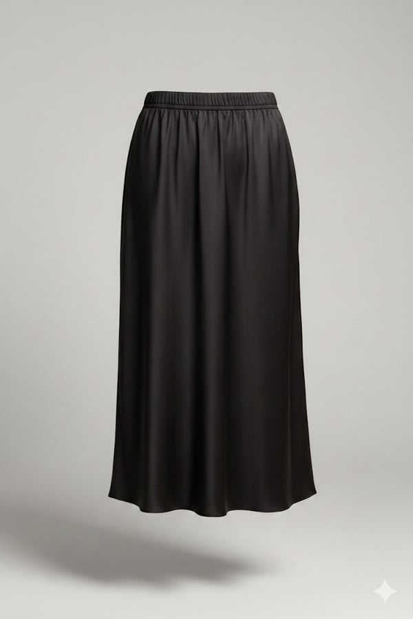 Satin Midi Skirt Quattro Venti