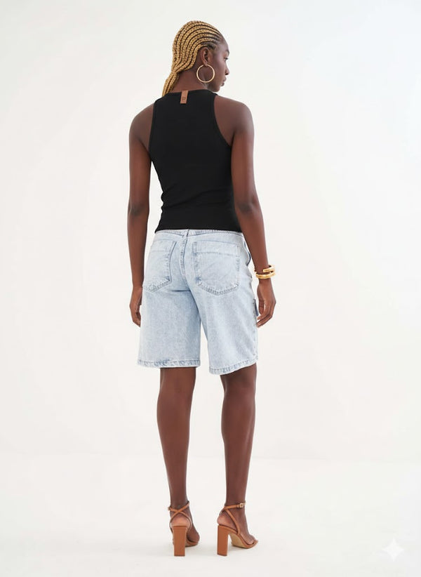 Slim Cut-Out Ribbed Tank Top Colcci