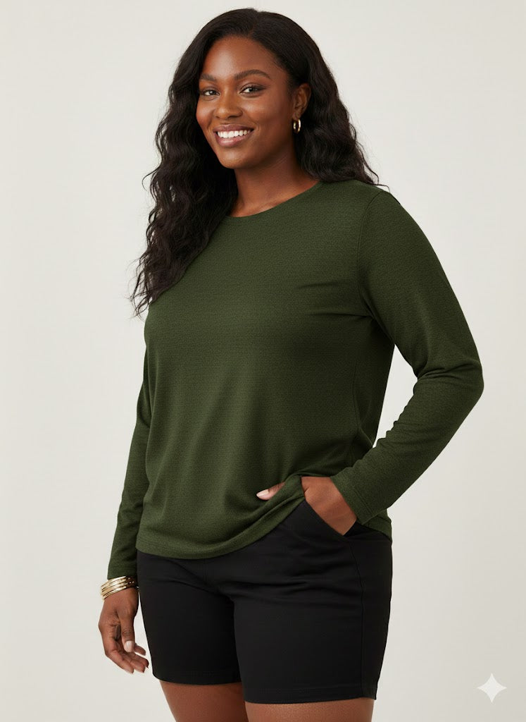 Long Sleeve Crew Neck T-Shirt Quattro Venti