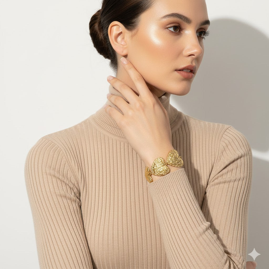 Delicate Hearts Chain Bracelet Jetlag