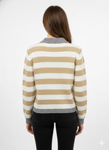 Women’s V-Neck Knit Sweater Long Sleeve U.S.Polo Assm.