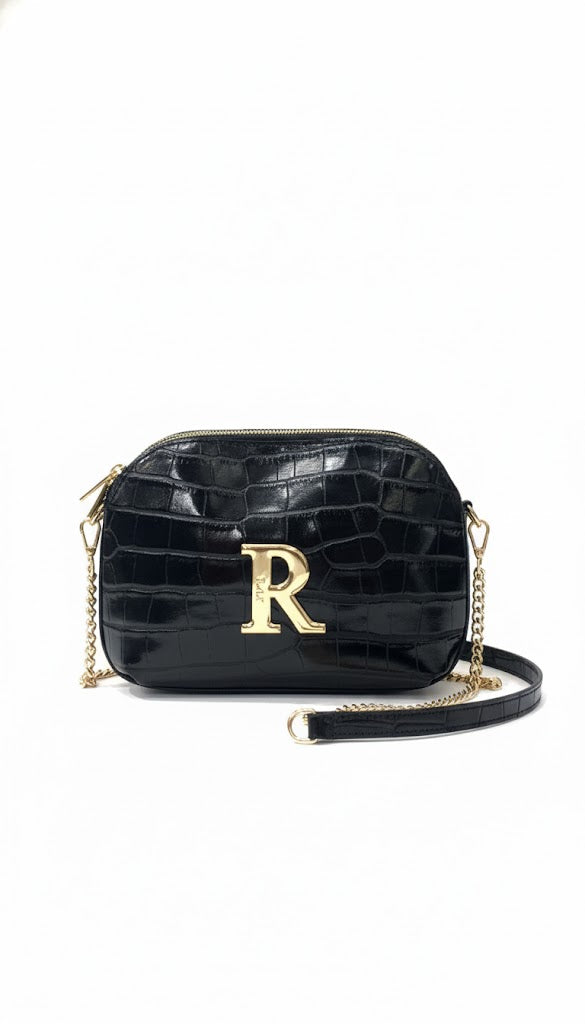 Casual Crossbody Bag with Double Zip Closure Rufel