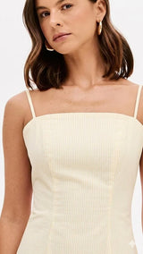 Vestido Midi Riscas Lança Perfume