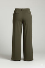 Elastic Tailored Wide Leg Trousers Quattro Venti
