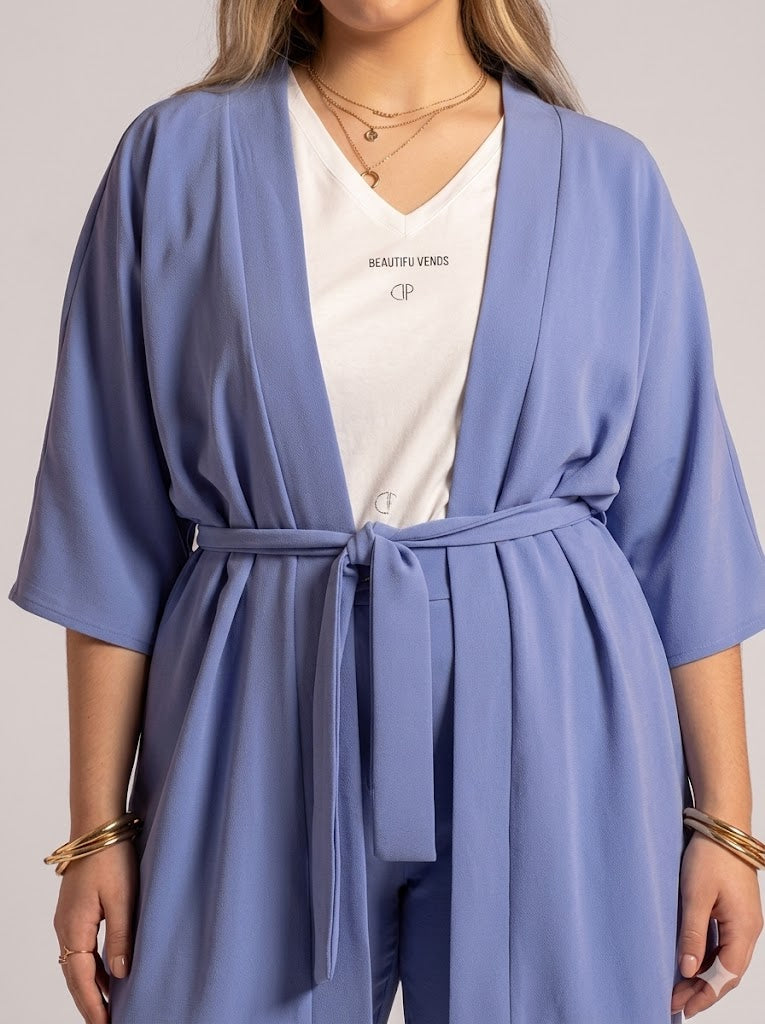 Fluid Tie-Front Kimono Quattro Venti