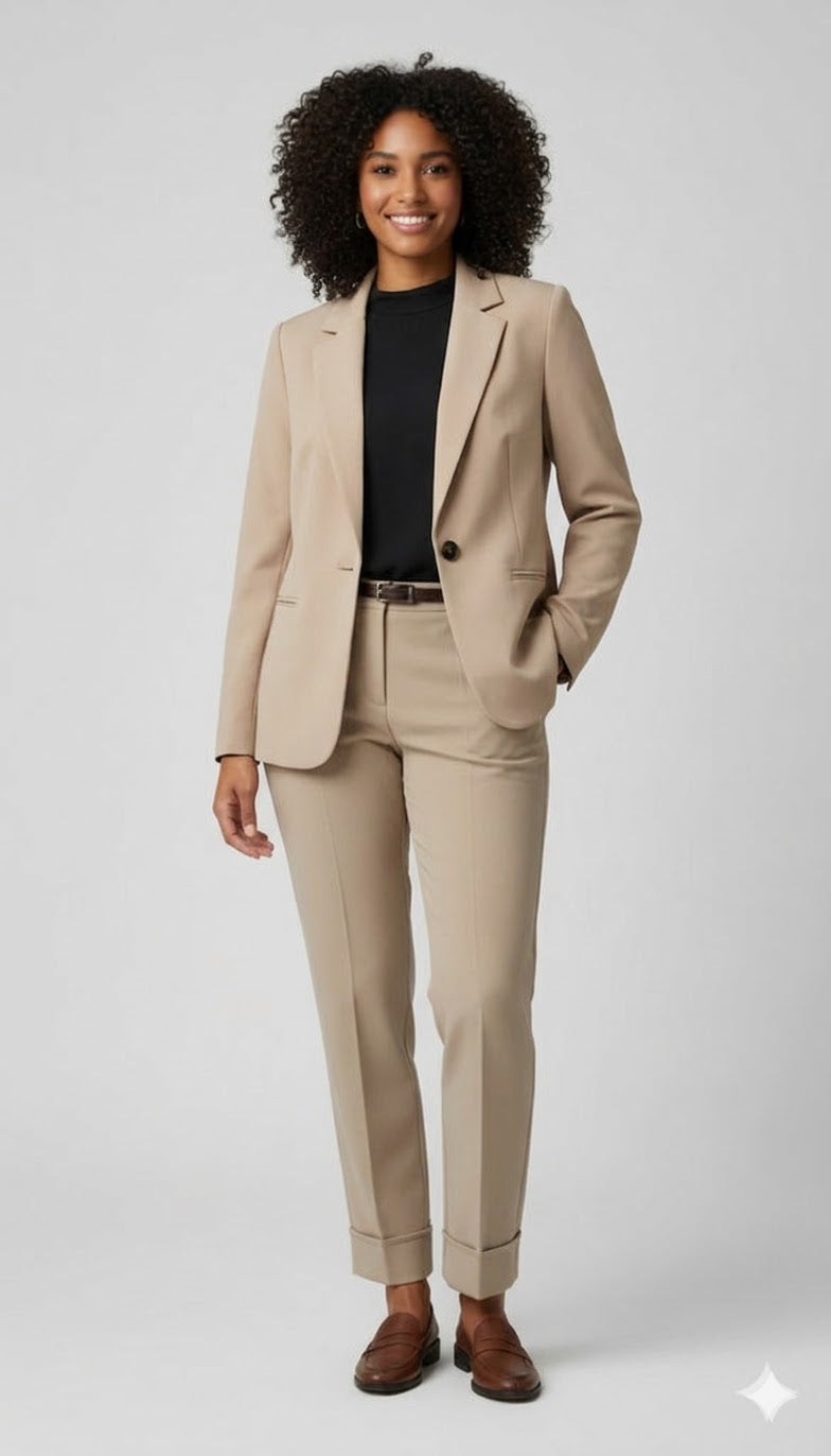 Long Sleeve Buttoned Blazer Sissus