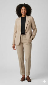 Long Sleeve Buttoned Blazer Sissus