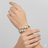 Multi-Wear Silver-Tone Pearl Strand Jetlag