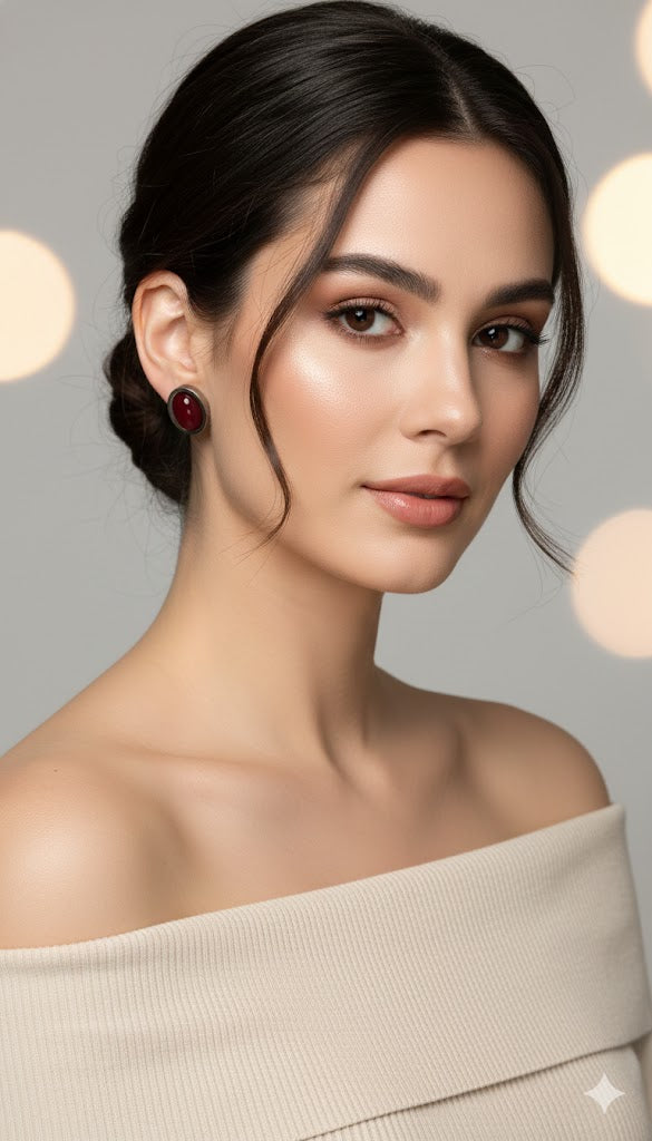 Pearl and Steel Ball Earrings Jetlag