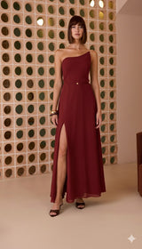 Asymmetric Detail Maxi Dress Carla Ruiz