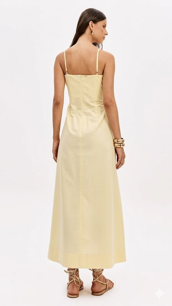 Vestido Midi Riscas Lança Perfume