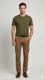 Straight Fit Stretch Chinos Trousers U.S. Polo Assn.