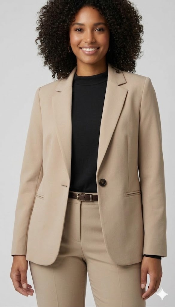 Long Sleeve Buttoned Blazer Sissus